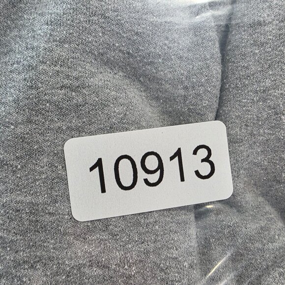 Mens Vintage Fruit of the Loom Fleece Gray Jogger Sweatpants Cotton Polyester XL - Picture 9 of 9